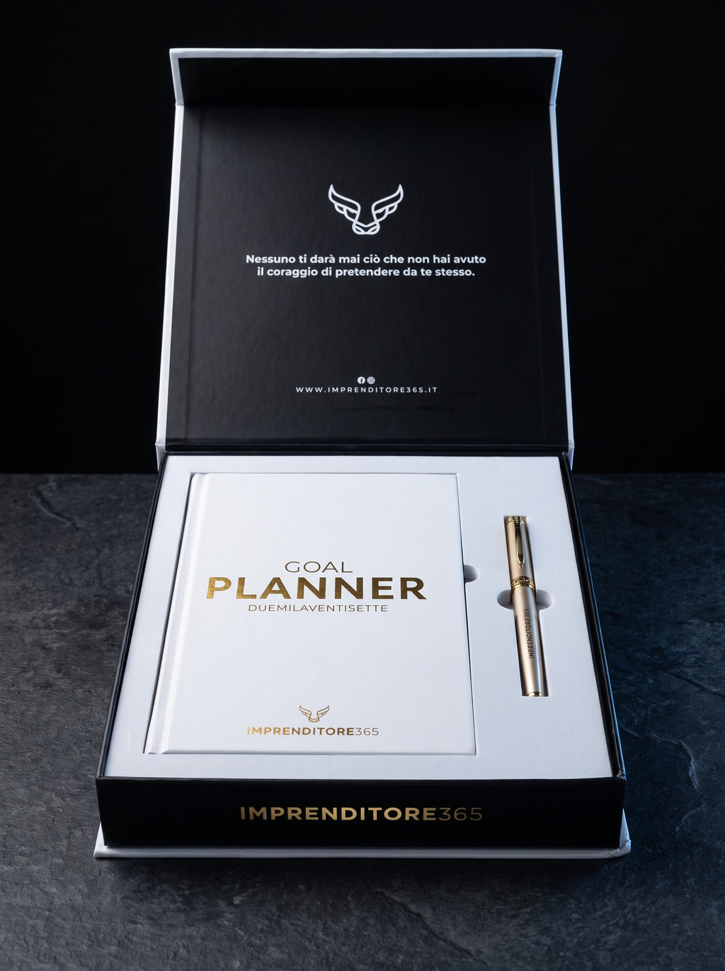 Kit Agenda Imprenditore365 2027, Goal Planner con cover rigida